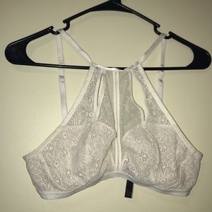 High-Neck Lace Bralette VS